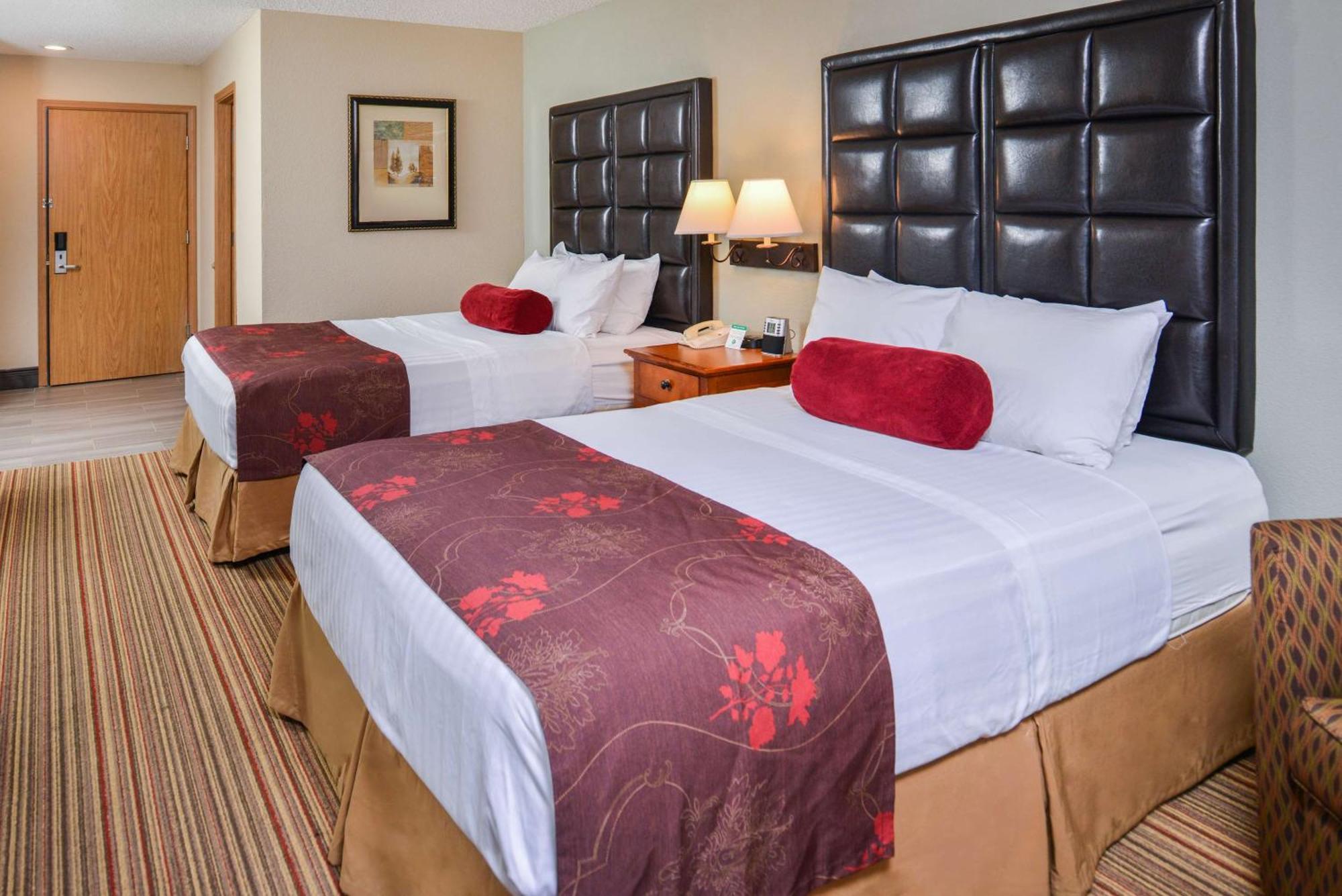 Queen Room Two Queen Beds Bath Tub Disability Access or Non-Smoking